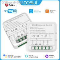 Gxal46093 ZigBee WiFi CORUI Tuya เบรกเกอร์โมดูลตัวหรี่จังหวะเสียงที่บ้านสำหรับ