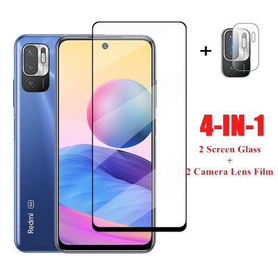 ▤✣ Full Glue Glass For Redmi Note 10 5g Tempered Glass For Redmi 10 Note 10 5G Screen Protector Camera lens Film For Redmi Note 10