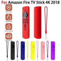 Remote Cases For Amazon Fire TV Stick 4K 2018 Soft Silicone Protective Case For Amazon Fire TV Stick 4 Remote Rubber Cover Case