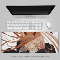 Pava Mouse Pad For-Chainsaw Man Anime Keyboard Thickened Anti-Slip Computer Desk Gaming Soft