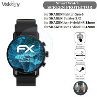 10 sztuk ekran Smart watcha Protector dla Skagen Falster Gen 6/3/2 Jorn Hybrid HR 42mm 38mm okrągła ochronna folia ze szkła hartowanego