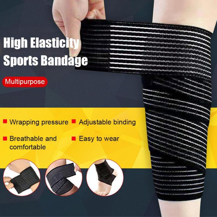กีฬาผ้าพันแผลยืดหยุ่นกาวในตัวป้องกันความดันขายามยามข้อมือ-f8s2