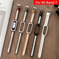 Leather strap for Xiaomi Mi band 7 Strap Xiaomi band Accessories wristband Miband7 Nylon Sport watchband miband 7 Bracelet belt