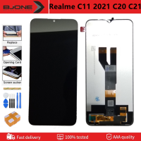 จอ LCD แบบดั้งเดิมสำหรับ หน้าจอRealme C11 2021 Realme C20 Realme C21ดิจิไทเซอร์จอแสดงผล LCD หน้าจอสมบูรณ์หน้าจอแบบสัมผัส6.52นิ้ว