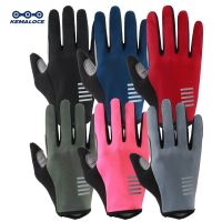 hotx【DT】 Cycling Gloves Men Woman Road Gel Mittens Non-Slip Black Blue Pink S-2XL MTB