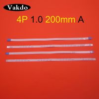 ✘❈❒ 5pcs New FFC FPC flat flexible cable 1.0mm pitch 4 pin 4PIN Forward Length 200mm Width 5mm Ribbon Flex Cable