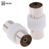 2pairs 4pcs Female To Female TV Plug Jack For Antennas TV RF Coaxial Plugs Adapter Connector