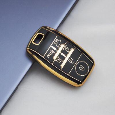 ✸❂ Zeratul 6 Buttons TPU Car Key Case Cover Shell Fob Holder Keychain for KIA Sorento Sedona 2020 Grand Carnival 2019 Accessories