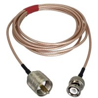 Cable BNC male plug to PL259 UHF male plug straight RG316 RF Jumper pigtail 4inch 10M