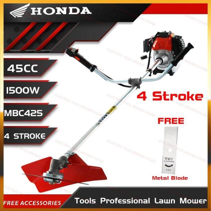 Honda Grass Trimmer 4 Stroke Brush cutter Tiller attachment with Big ...