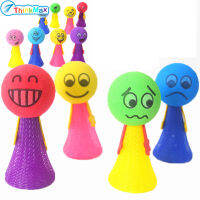 Thinkmax Emoji กระโดด Popper ฤดูใบไม้ผลิของเล่น Creative Spring Launchers Tricky ของเล่นน่ารัก Elf Bouncing ตุ๊กตา (สีสุ่ม)