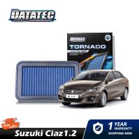 กรองอากาศ Suzuki Swift ,CIAZ1.2L ปี2013 DATATEC TORNADO AIR FILTER