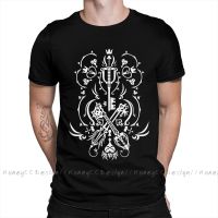 Fashion Kingdom Hearts Men Clothing Black T-Shirt Summer O Neck Shirt Short Sleeve Plus Size