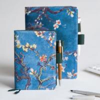 Sharkbang A5 A6 Van Gogh Fabric Cover Refillable Notebook And Journals Planner Hardcover Bullet Agenda School Sationery Gift