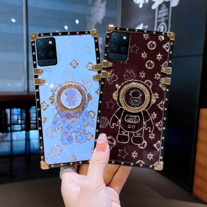 เคสโทรศัพท์-jiefie-oppo-a57-a54-a53-a52-a74-a76-a31-a77-a55-a77s-a57-2022เคสลายดอกไม้สีสร้างสรรค์โครเมี่ยมสุดหรูฝาครอบโทรศัพท์-tpu-นิ่มเงางาม-ขาตั้งโทรศัพท์