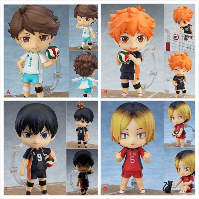 haikyuu-ของเล่นฟิกเกอร์-โมเดล-q-hinata-shoyo-kenma-oikawa-tooru-tobio-nendoroid