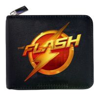 The Flashs ผู้ชายผู้หญิงซิปพียูกระเป๋าสตางค์ Dompet Koin ครึ่งพับกระเป๋าสตางค์ใบสั้นเด็กกระเป๋าใส่บัตรกระเป๋านักเรียนเด็ก0000