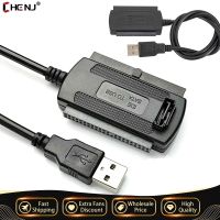 High Quality USB 2.0 To IDE SATA Adapter Converter Cable For 2.5 3.5 Inch Hard Drive HD