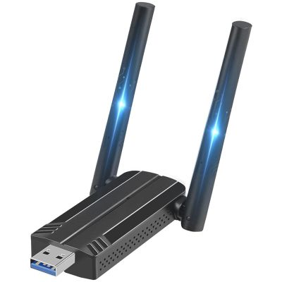 1 Piece AX1800M USB WiFi Adapter USB 3.0 WiFi Dongle Adapter 2.4G/5G Dual Band Wireless Adapter for Desktop PC