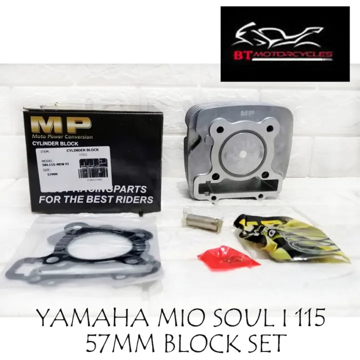 MP YAMAHA MIO SOUL I 115 57MM CYLINDER BLOCK SET Lazada PH