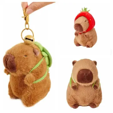 Capybara mascot key chain doll