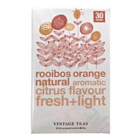 สินค้านำเข้า มีจำกัด (x1 Unit) วินเทจทีส์ ชาส้ม 30 ซอง - Vintage teas Rooibos Orange Natural Aromatic Citrus Flavour Fresh Light 30 tea bags