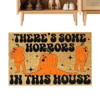 Halloween Floor Mat Funny Pumpkin Front Porch Mat Decor Halloween Floor Mats Outdoor Doormats Party Supplies Home Decoration for Hall Bedroom classical