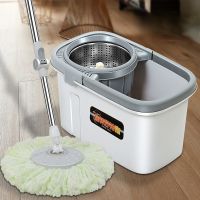 ┇❈✇ Automatic Spin Mop Hand Free Household Wooden Floor Cleaning Microfiber Pads Floor Mops With Bucket Magic Bathroom Accessories