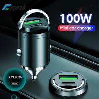 100W Mini Car Charger Super Fast Charging PD QC3.0 USB Car Chargers Type C Adapter For iphone 13 12 Xiaomi 12 Huawei Samsung Car Chargers