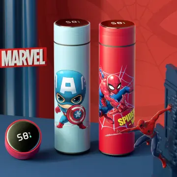 Disney Children's Thermos Water Cup Spiderman Captain America Boy