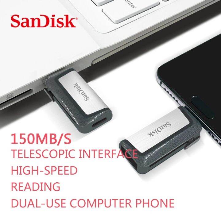 sandisk-sdddc2-usb-flash-drive-pen-drive-disk-usb-128gb-memory-stick-type-c-otg-usb-3-1-32gb-64gb-high-quality-usb-stick