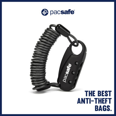 Pacsafe 3-Dial Clip Cable Lock กุญแจล็อค กระเป๋า กันขโมย
