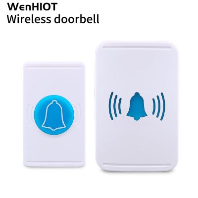 WenHIOT Home Smart Doorbell 433mhz 32 Songs for US EU UK Plug Outdoor Waterproof Wireless Doorbell