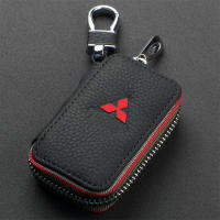 MITSUBISHI Car LOGO Key Case ซองหนังใส่กุญแจออแกไนเซอร์กระเป๋าสตางค์ Holder