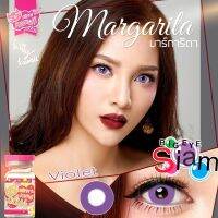 ลาย  Margarita สีม่วง ยี่ห้อ Kitty kawaii แฟชั่นค่าสายตาปกติ  กรองแสงป้องกัน UVa และ UVb