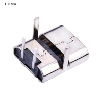 HOMA 10x Micro USB 2Pin 90องศา B Type FEMALE CONNECTOR สำหรับหัวต่อโทรศัพท์มือถือ