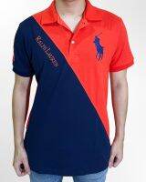 เสื้อโปโลคอปก Ralph Lauren ตัดต่อสกรีนปกผ้า Cotton 100% ไม่ใช่ผ้าลื่นๆ ส่งไวทันใจ งานพรีเมี่ยม