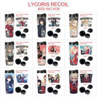 Lycoris แก้วน้ำการ์ตูนหดตัวสำหรับเด็กหญิงเด็กชายอะนิเมะรอบๆตัวกระบอกน้ำฉนวนกันความร้อนสองชั้นแก้วน้ำพลาสติกกีฬาถ้วยน้ำถ้วยชา0000