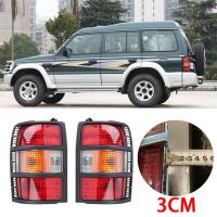 Car Rear Bumper Brake Tail Light Side Taillight Lamp for Mitsubishi Pajero V31 V32 V33 V43 1993-1997(Straight Body)