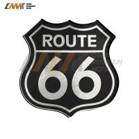 3D Motorcycle Decal America US Route 66 Sticker Car Tail Sticker for Moto ATV Decals  Emblems