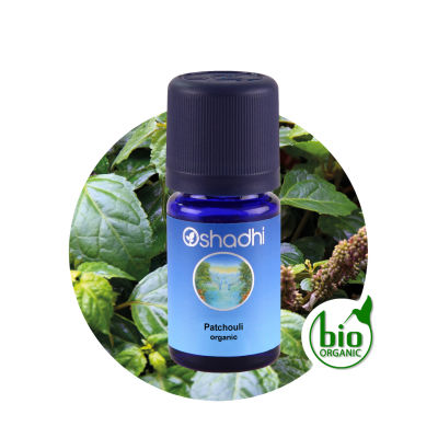 Oshadhi Patchouli organic Essential Oil น้ำมันหอมระเหย (10 ml)