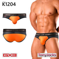 กางเกงในชาย GX3 Underwear Dry Neon Mesh/Net Brief - Orange/Black By TonyJocks กางเกงชั้นในชาย บรีฟ สีส้ม สีแสด ตาข่าย สีดำ กางเกงใน กางเกงในผช กกน กกนผช กางเกงชั้นในผช เซ็กซี่ Japan Style ญี่ปุ่น K1204