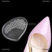 Hbmy ซิลิโคนรับแผ่นรองฝ่าเท้าด้านหน้า Soft Pain Relief รองเท้าส้นสูง Half Palm insoles Joie