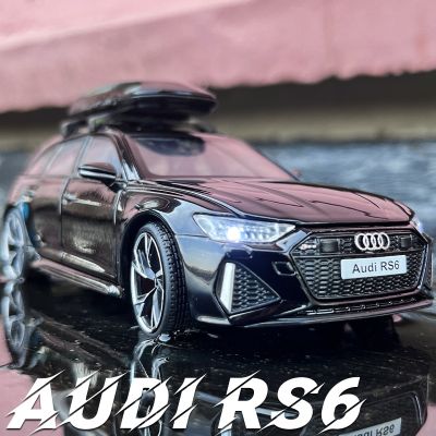 1:32 Audi RS6 Quattro Station Wagon Alloy Car Diecasts Toy Vehicles Car Model Sound and light Car Toys For Kids Gifts