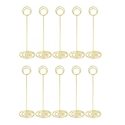 Table Number Holders 10Pcs - 8.75 Inch Place Card Holder Tall Table Number Stands for Wedding Party Graduation Reception