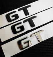 5X โครเมี่ยมเคลือบเงาแมตต์สีดำ GT ลำต้นตัวอักษรสัญลักษณ์สัญลักษณ์สัญลักษณ์ป้ายสำหรับ Benz W176 A35 C63S AMG A45 E63S 2017