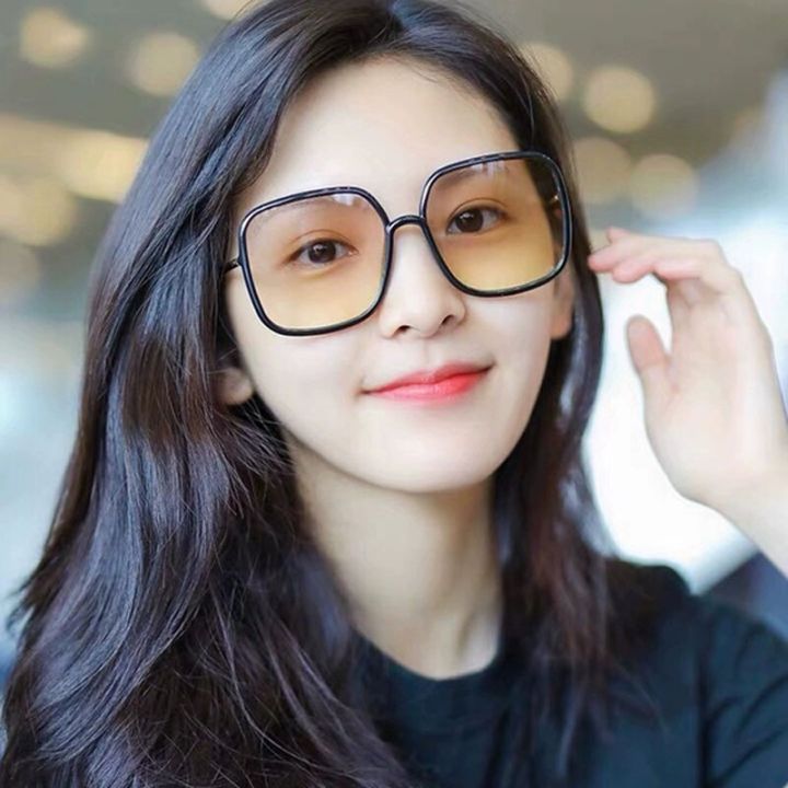แว่นกันแดดคุณภาพสูงดีไซน์แบรนด์สุดหรู-sostellairel-แว่นตา-uv400กรอบแว่นสายตาเกณฑ์วัดสายตาสี่เหลี่ยมใหญ่สำหรับผู้หญิง