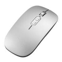 FMOUSE M103 Wireless Mouse, 2.4G Bluetooth 5.0 Mice with USB Receiver&amp; Cable