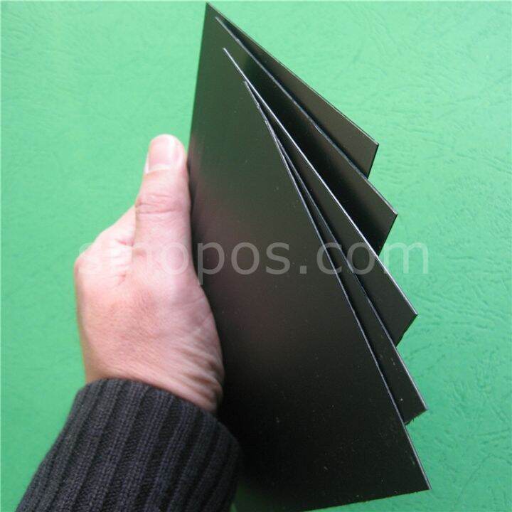 mini-black-board-erasable-blank-pvc-chalk-card-bakery-cafe-chalkboard-price-tag-sign-heavy-plastic-panels-label-ticket-reusable