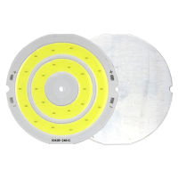 3-4V 50mm Round COB Light Board 3.7V Crossed circle LED Light Source 5W Cold and Warm White Light DIY Work Light Lighting